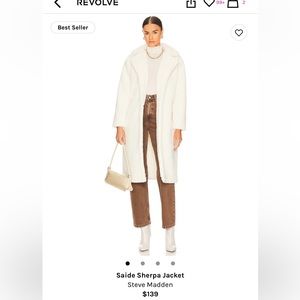 steve madden sherpa jacket